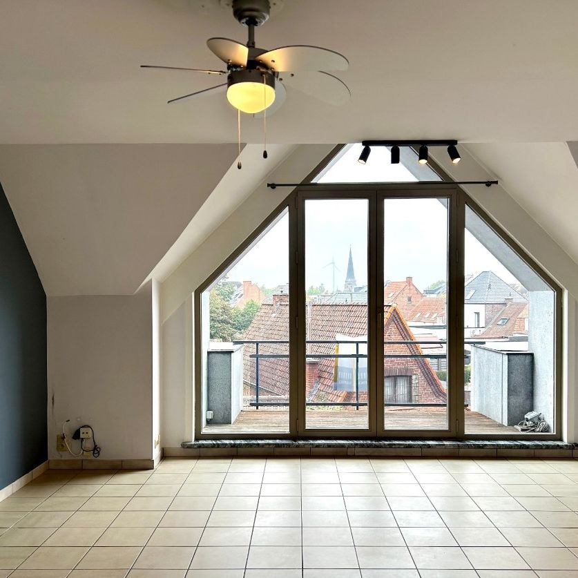 Gezellig Duplexappartement met garagebox in centrum Zulte - Foto 1