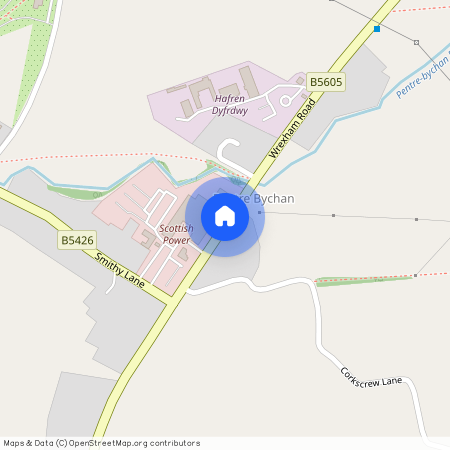 Wrexham Road, Pentre Bychan