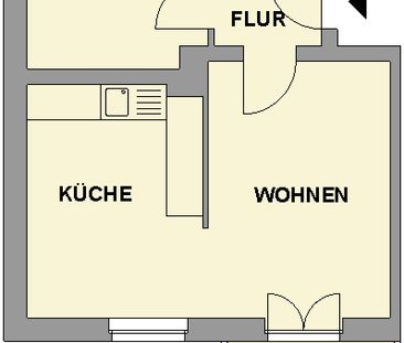 In ruhiger Seitenstraße gelegene 2-Raum-Wohnung mit Balkon - Photo 5