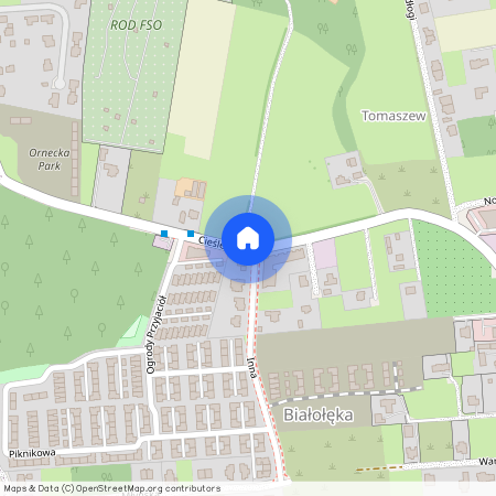 ul. Cieślewskich, Szamocin, Białołęka, Warszawa, mazowieckie