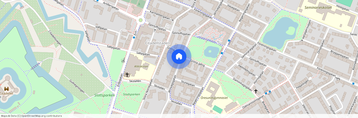 Karlslund, Landskrona, Skåne, Järnvägsgatan 45