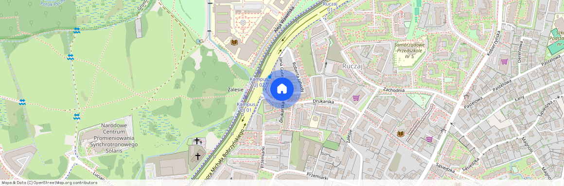 Dębniki, Ruczaj, Gutenberga, Kraków