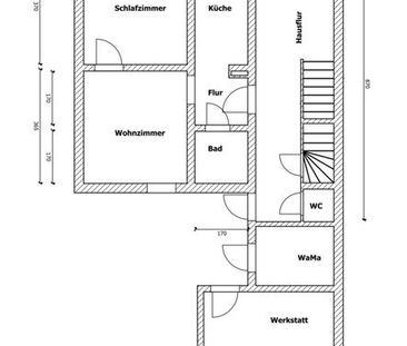 Helle Zweiraumwohnung Erstbezug nach Sanierung - Foto 1