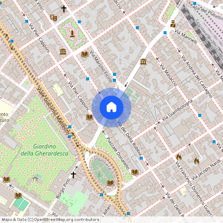 Via dei della Robbia, Florence, Tuscany 50132