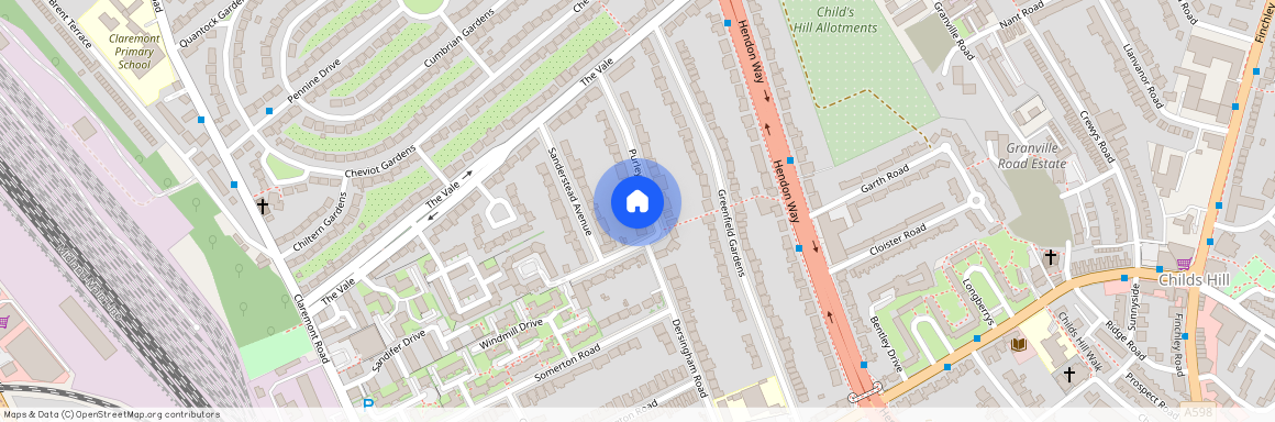 Purley Avenue, Golders Green, NW2, London