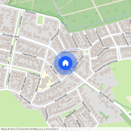 Annevillelaan, Ulvenhout