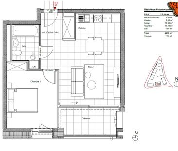 2 ½ PIÈCES AVEC BALCON SUD - Proche de la gare ! - Foto 5