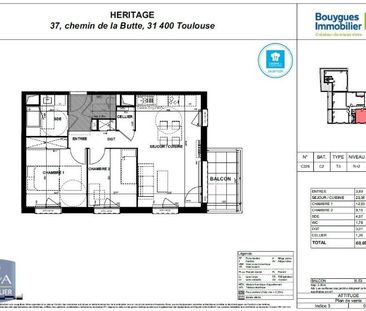 Location Appartement 3 pièces 60m² TOULOUSE 31400 - Photo 2