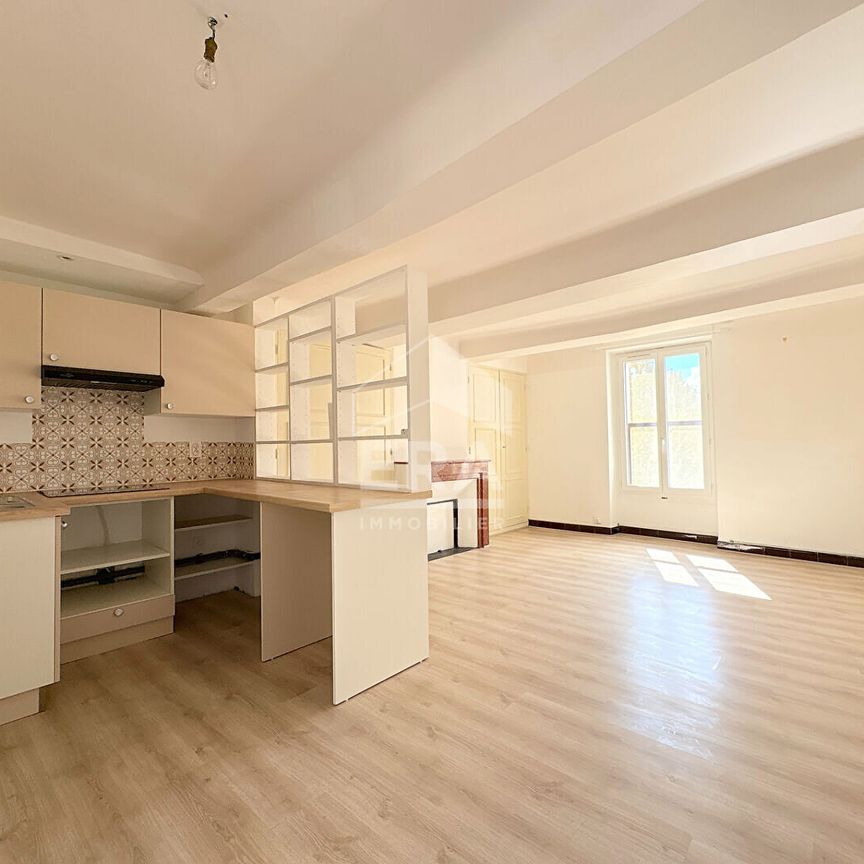 A LOUER 84240 LA TOUR D'AIGUES CENTRE VILLE APPARTEMENT TYPE 2 PIÈCES D'ENVIRON 40M² AVEC COUR - Photo 1