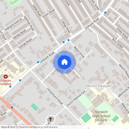 Christchurch Road, Norwich, NR2