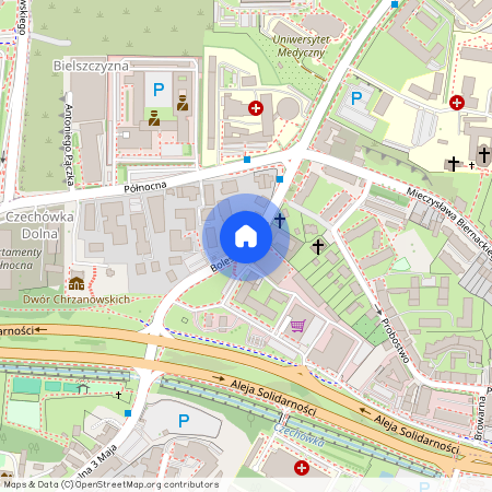 ul. Bolesława Prusa, Śródmieście, Lublin, lubelskie