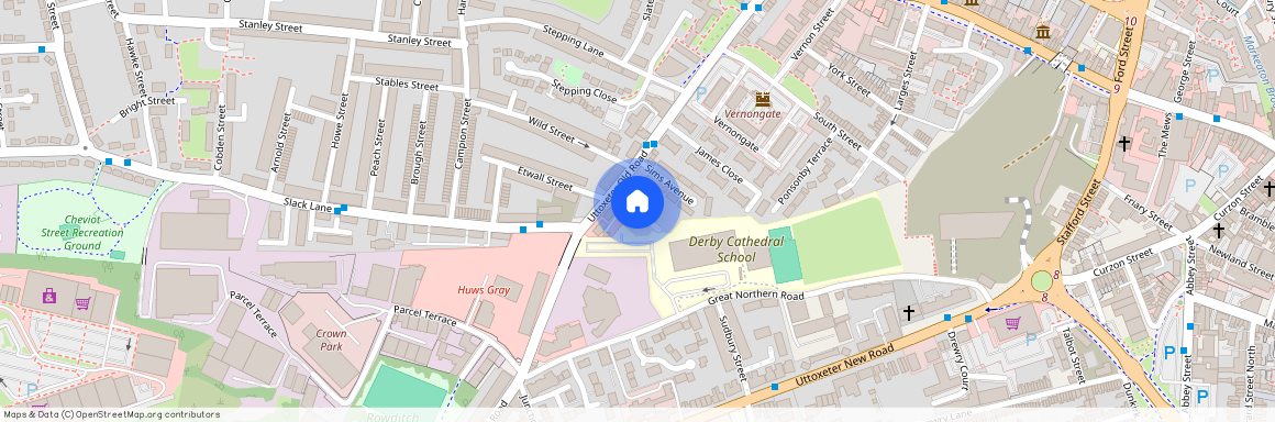 Granville Street, Derby, Derbyshire, DE1