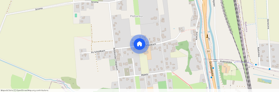 ul. Po Schodkach, Orunia-Św. Wojciech-Lipce, Gdańsk, pomorskie