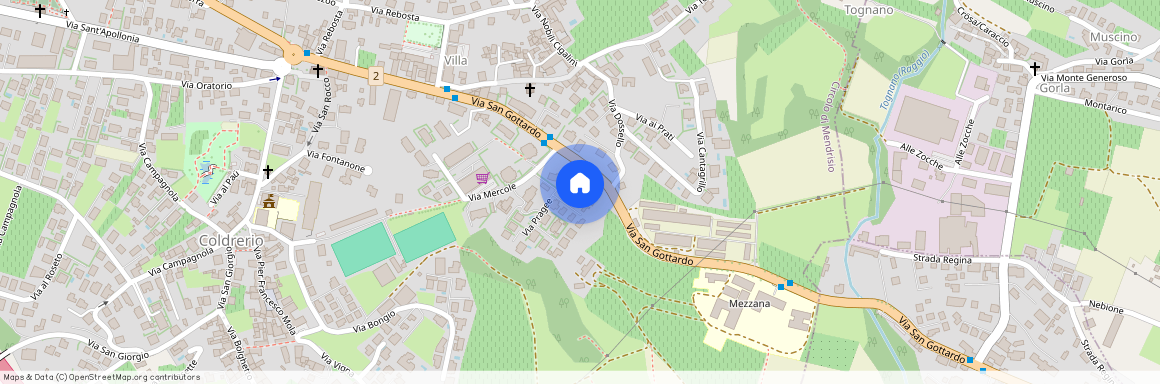 via Pragee 1B, 6877 Coldrerio