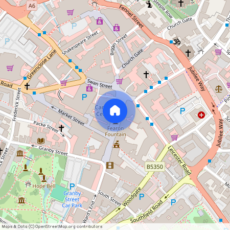 Market Place, Town Centre, Loughborough LE11