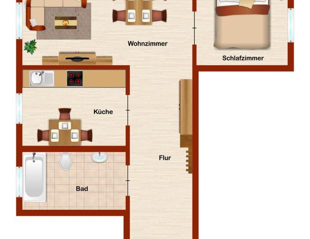 Demnächst frei! 2-Zimmer-Wohnung in Hannover Oberücklingen - Photo 1