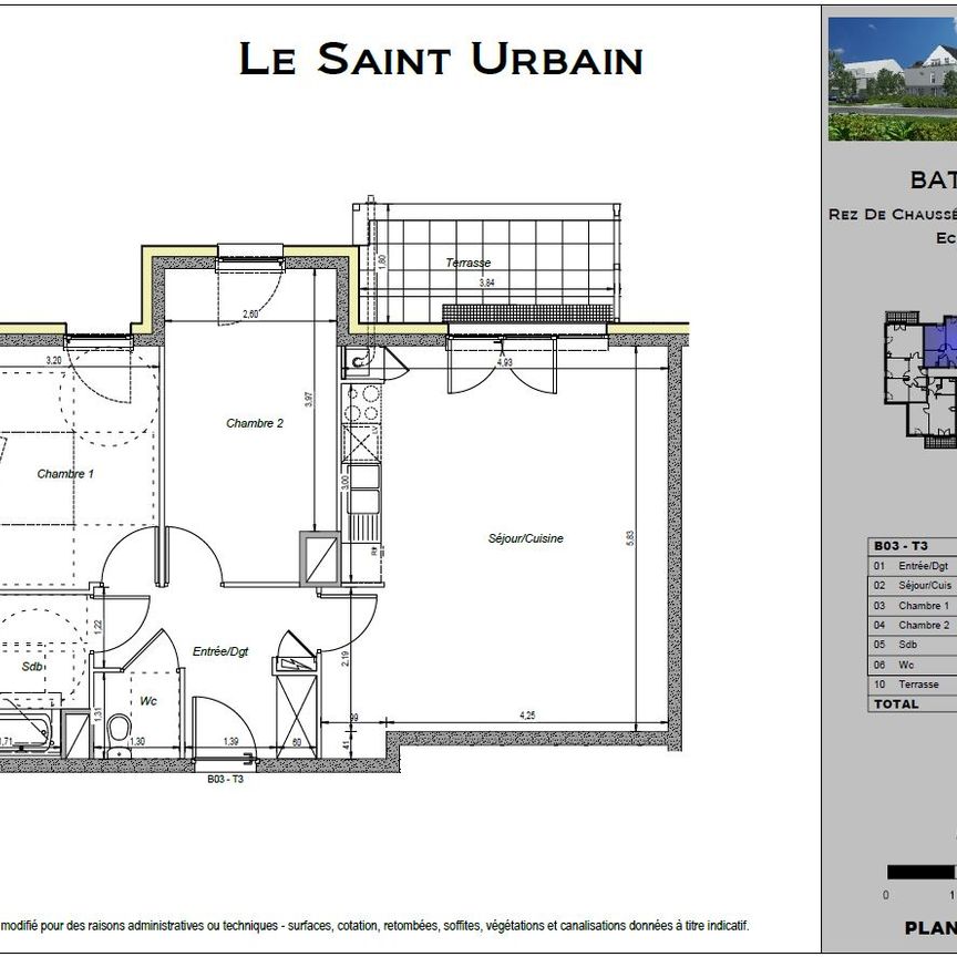 F3 à louer à COLMAR Dans cette résidence récente, venez visiter ce ravissant F3 de 66m² situé au 1er étage avec ascenseur comprenant : deux chambres, une cuisine équipée ouverte sur Résidence SAINT URBAIN - Photo 2