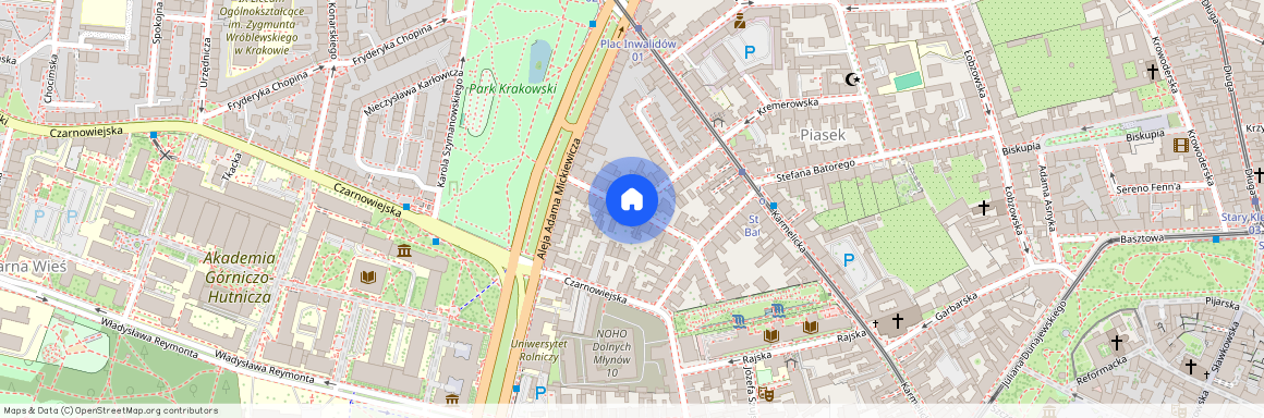 ul. Jana Kochanowskiego, Piasek, Stare Miasto, Kraków, małopolskie