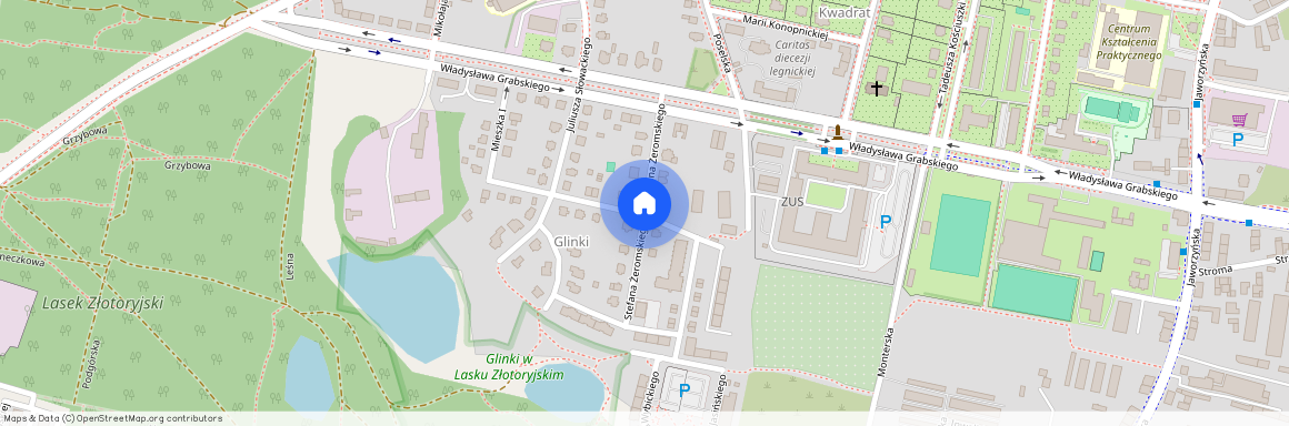 ul. Stefana Żeromskiego, Legnica, dolnośląskie