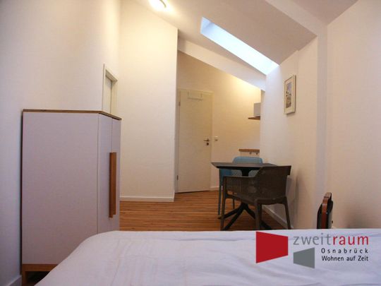 Sutthausen, modernes Apartment mit WohnSchlafraum und integrierter kl. Einbauküche. - Photo 1