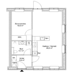 Dejlig 2-værelses lejlighed i Odense - Photo 3
