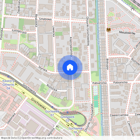 ul. Koprzywiańska, Gocławek, Praga-Południe, Warszawa, mazowieckie