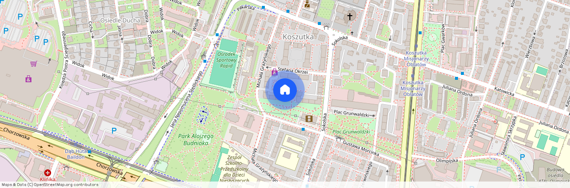 ul. Xawerego Dunikowskiego, Koszutka, Katowice, śląskie