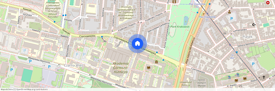 ul. Czarnowiejska, Nowa Wieś, Krowodrza, Kraków, małopolskie