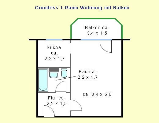 Einzug ab 15.01.2026 möglich. Singlewohnung mit Einbauküche - Foto 1