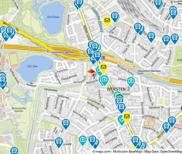 Objekt Nr. 420_2, 40591 Düsseldorf 2-Zimmer-Wohnung mit Loggia - Foto 1