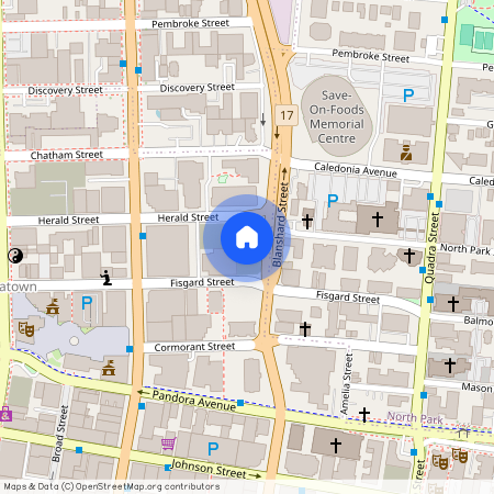 1700 Blanshard Street, Victoria, Victoria, Capital, V8W 1R9