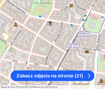Kawalerka z oddzielną kuchnią w ścisłym centrum Katowic | BEZ PROWIZJI – zdjęcie 1
