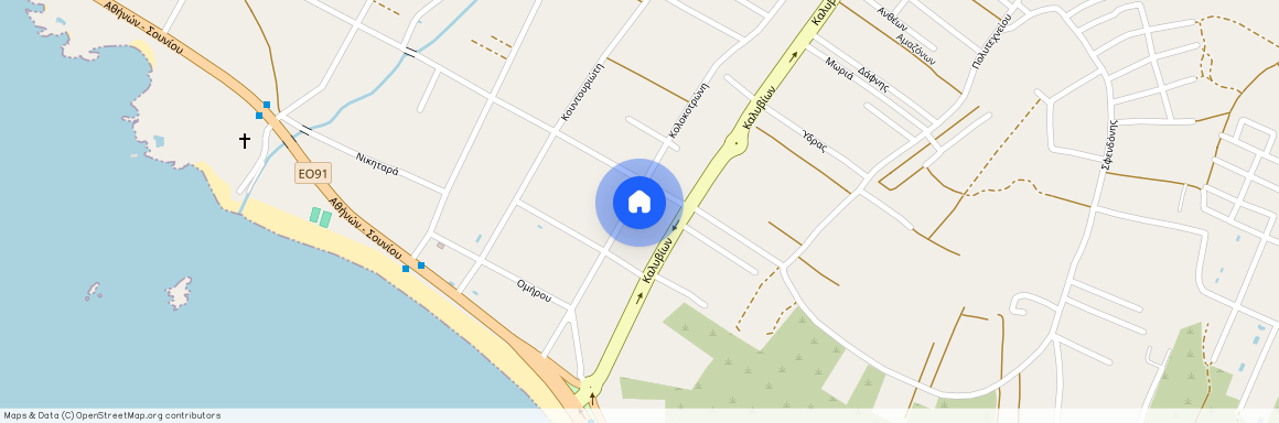 Λαγονήσι, Καλύβια Θορικού