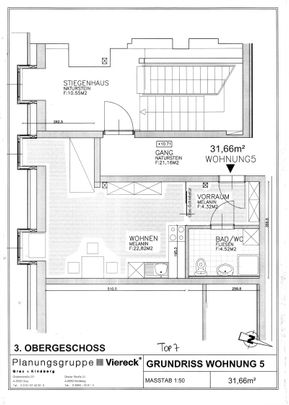Studentenhit im Zentrum/Leoben – 1-Zimmerwohnung Top 7 - Foto 1
