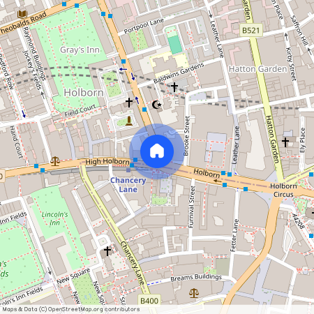 Grays Inn Road, Holborn / Chancery Lane WC1X