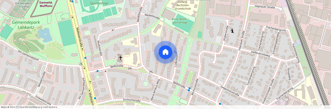 Lüdeckestr. 23, 12249 Berlin OT Lankwitz, Zur Karte