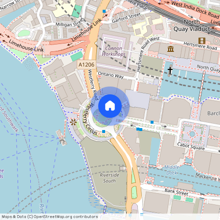 Westferry Circus, Canary Wharf, E14, London