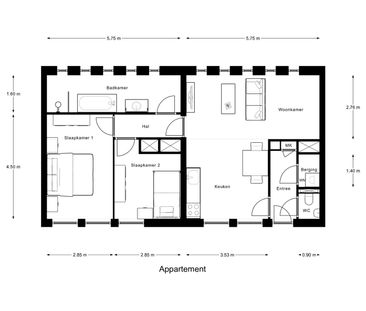 Appartement te huur: Graafschapstraat 120 1079 PE Amsterdam - Photo 1