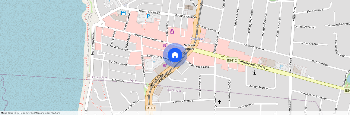 5 Crescent West, Cleveleys. FY5 1AB