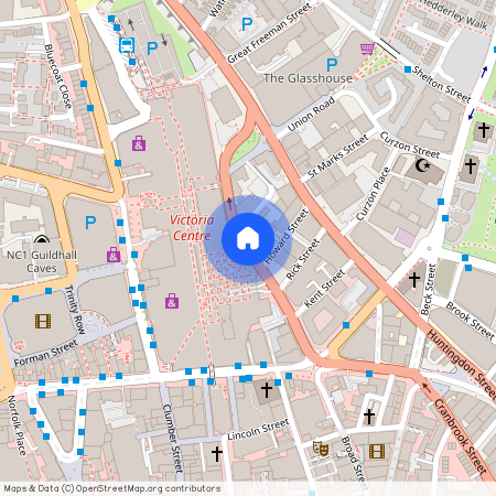Glasshouse Street, Nottingham NG1