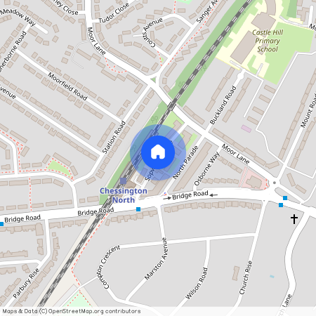 Sopwith Avenue, Chessington, Surrey. KT9