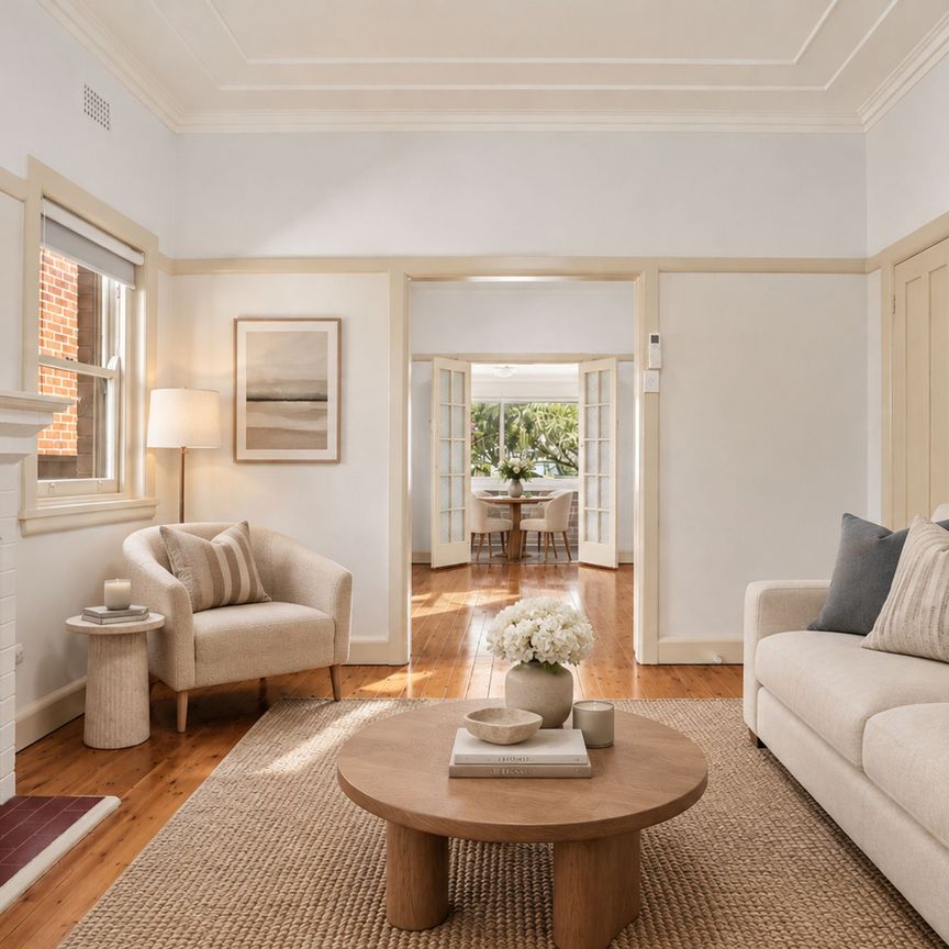 Charming Two-Bedroom Home Opposite the Park with Kogarah Bay Views - Photo 1