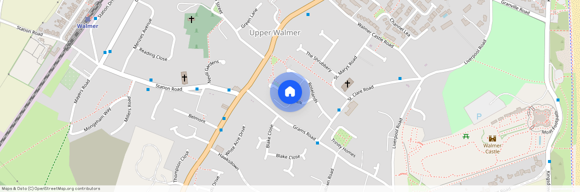 Poets Walk, Walmer, CT14