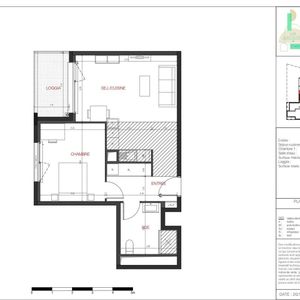 Location Appartement 2 pièces 48m² BORDEAUX 33800 - Photo 3