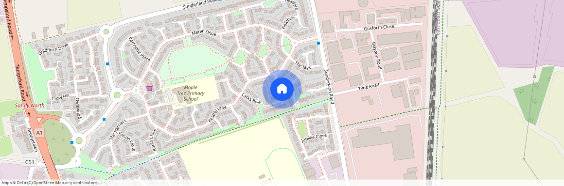 Weavers Green, Sandy, SG19