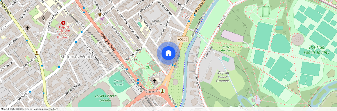 North Gate, Prince Albert Road, St John's Wood, London, NW8