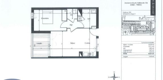 Location Appartement 2 pièces 44m² PIBRAC 31820 - Photo 2