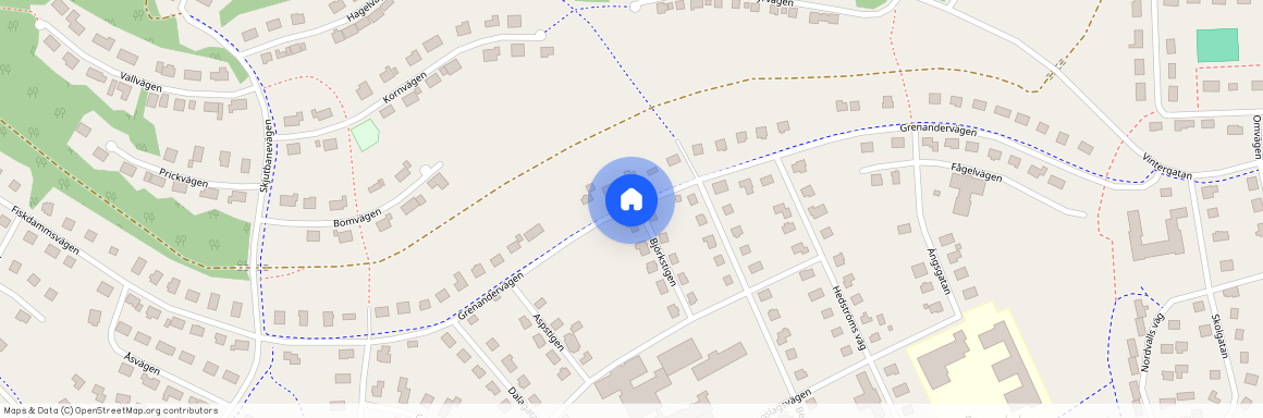 Grenandervägen, Smedjebacken