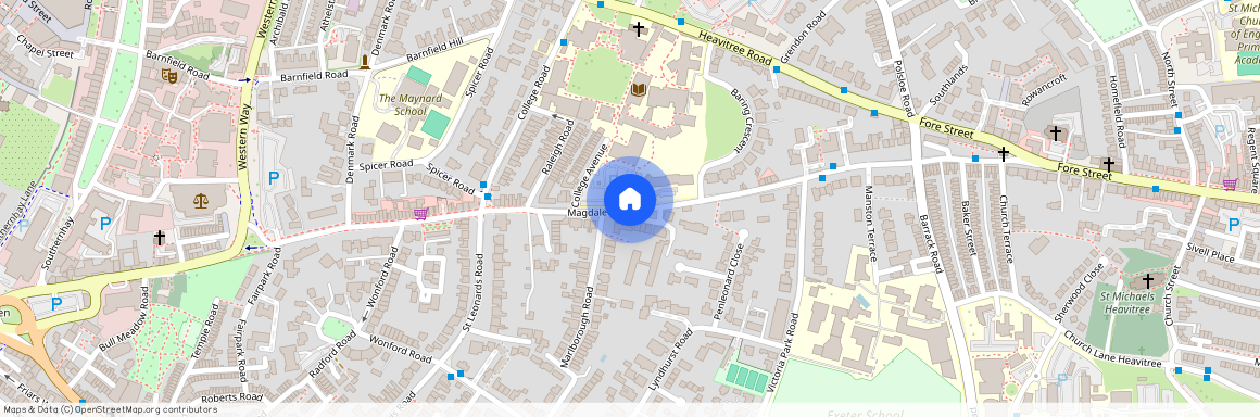 Student Apartment Near St Lukes Campus - Warren House, Magdalen Road