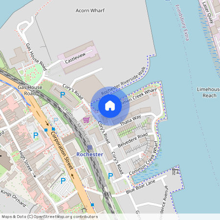 Rochester Riverside, Rochester. ME1